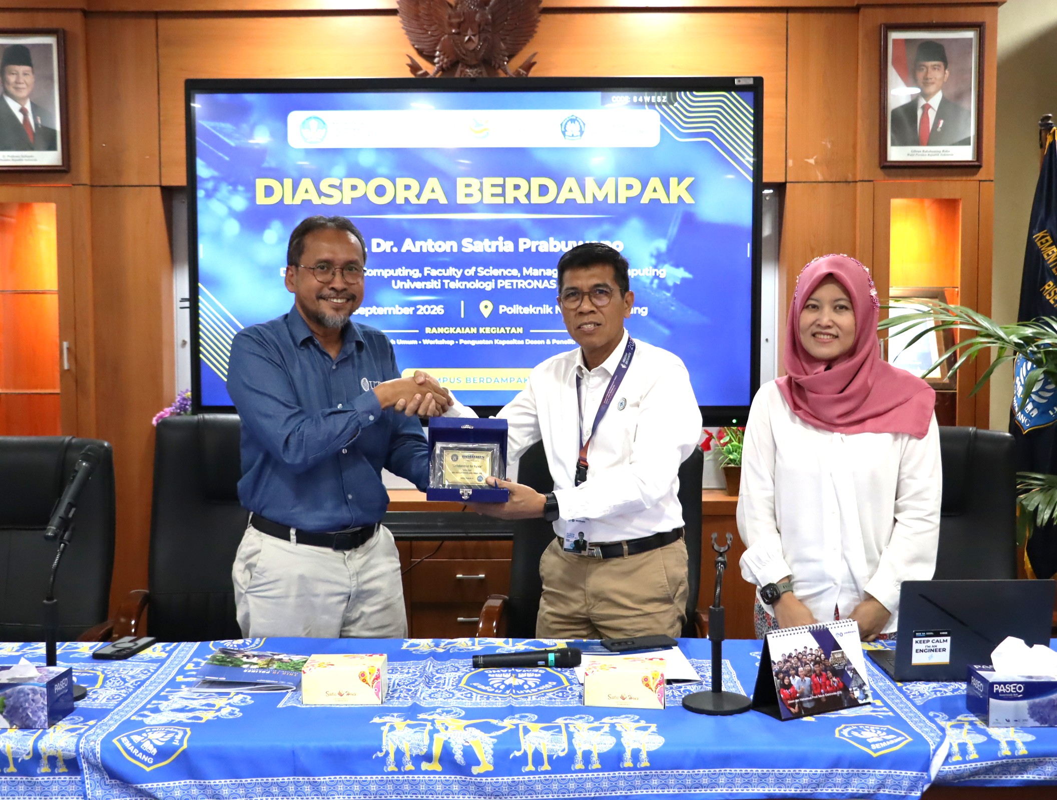 Diaspora Berdampak Hadir di Polines, Dorong Kolaborasi Akademik Bertaraf Internasional