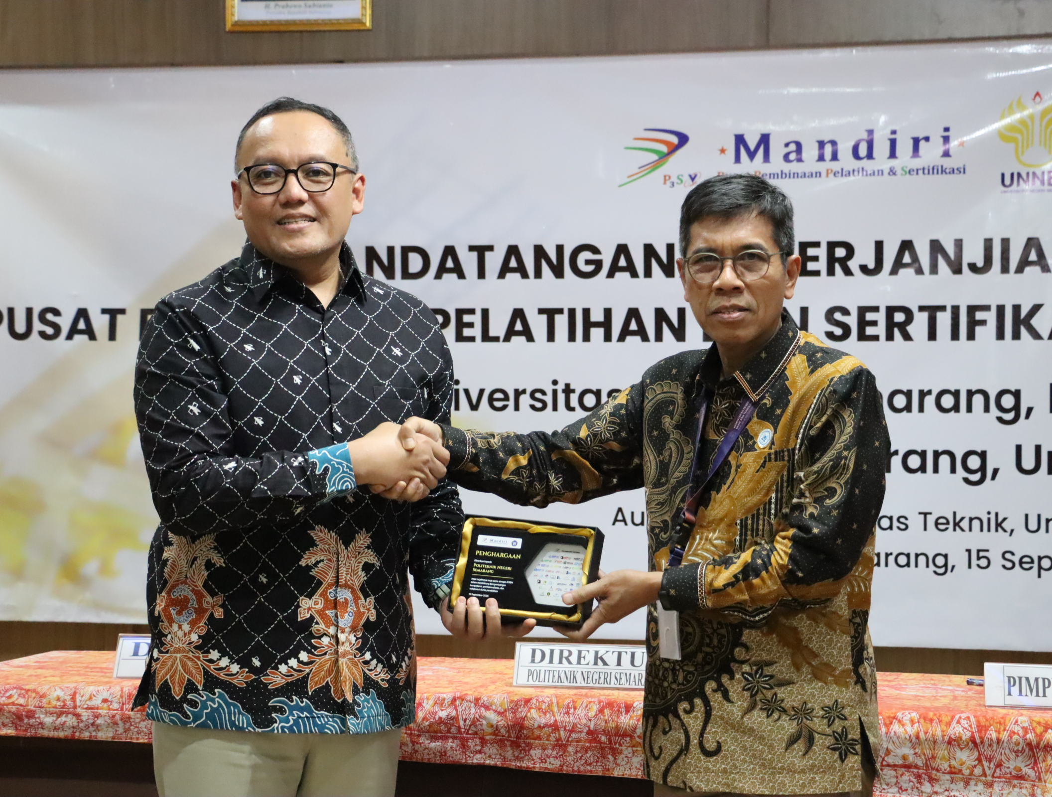 Perkuat Kompetensi Lulusan, Polines Gandeng Lembaga Sertifikasi Profesi