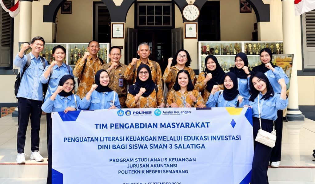 Polines Edukasi Investasi Dini untuk Siswa SMAN 3 Salatiga, Pemahaman Naik 17,58 Persen