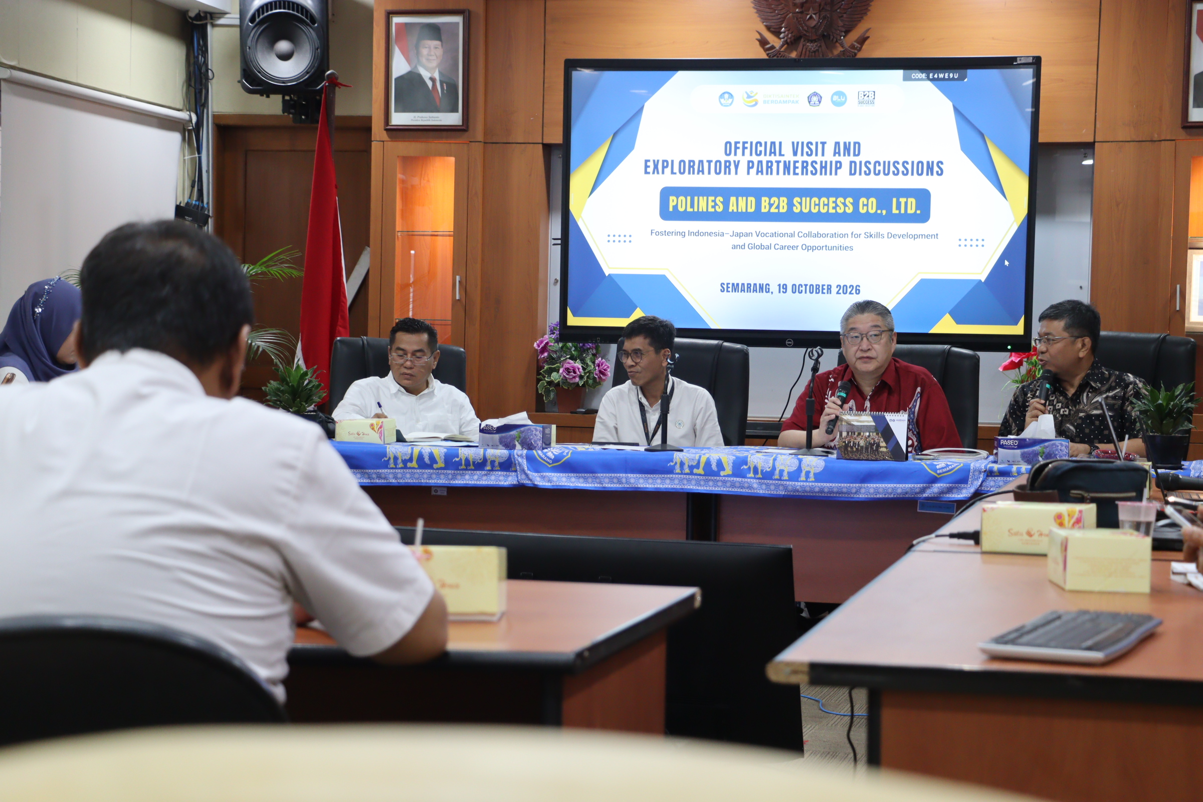 Polines Teken MoU dengan B2B Success Co. Ltd., Perkuat Kemitraan dengan Jepang