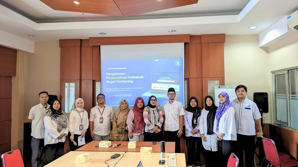 Polimarin Studi Tiru Pengelolaan Perpustakaan di Polines, Pelajari Layanan Digital dan Kearsipan