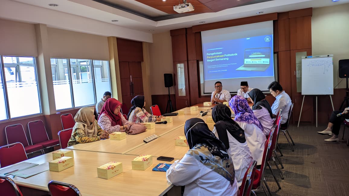 Polimarin Studi Tiru Pengelolaan Perpustakaan di Polines, Pelajari Layanan Digital dan Kearsipan - 1